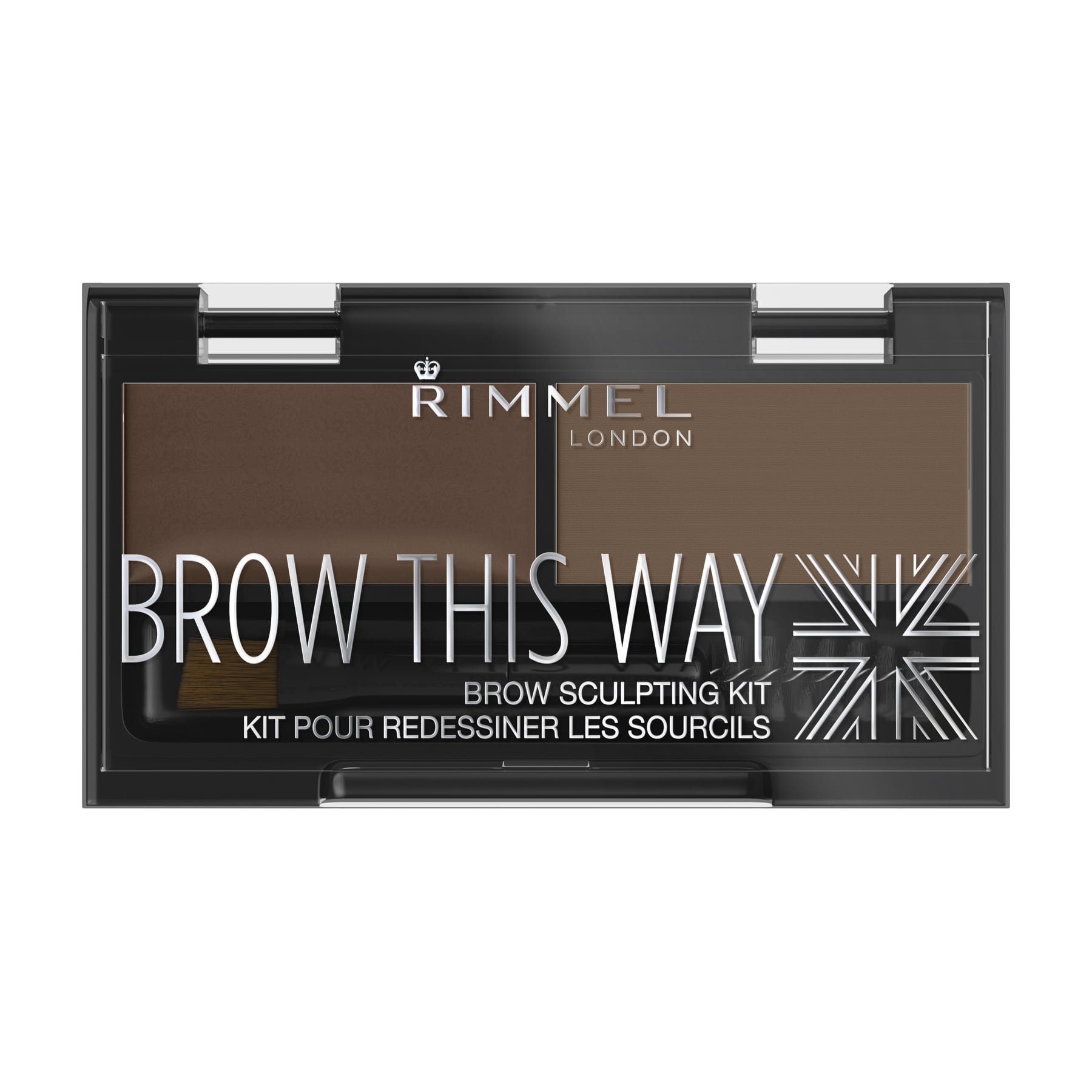 Brow This Way Eyebrow Sculpting Kit Brow Powder 2.4g 003 Dark Brown|3.27g