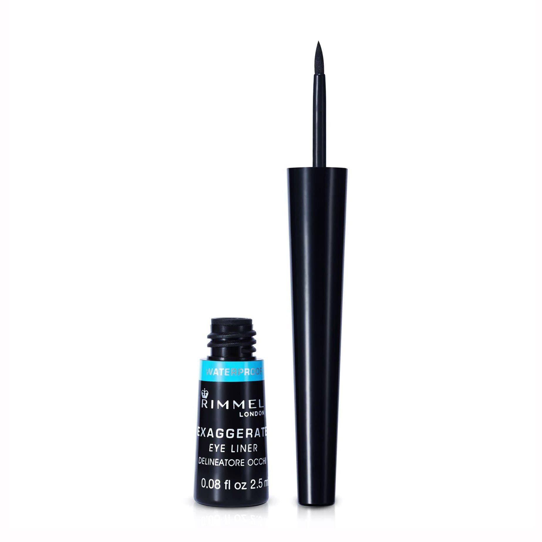 Exaggerate Waterproof Liquid Eyeliner Black 2.5ml 2.5ml