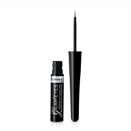 Glam'Eyes Professional Liquid Eyeliner 001 Black Glamour 4ml 4ml