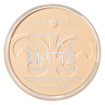 Stay Matte Pressed Matte Finish Powder 14g 001 Transparent|14g