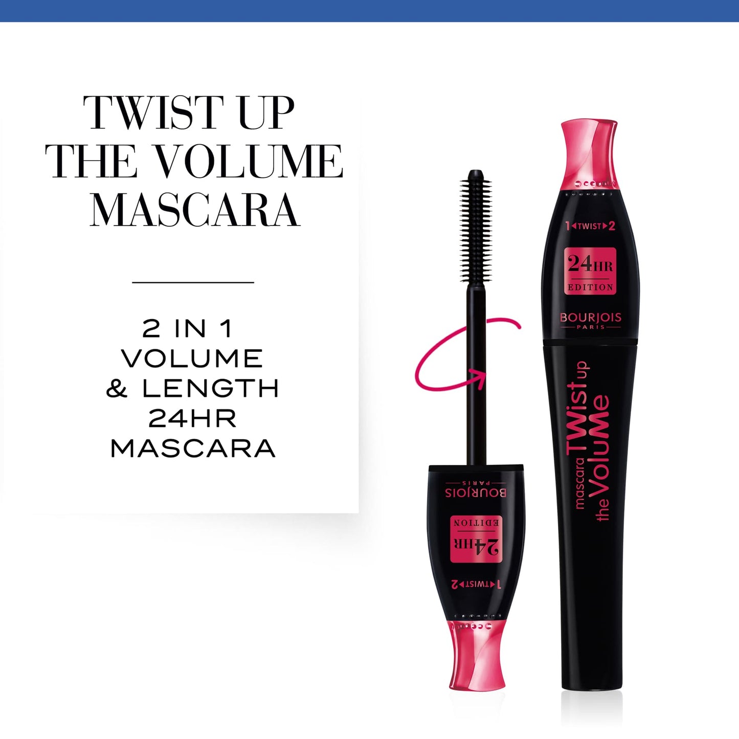 Twist Up The Volume 24H Lengthening & Volumizing Mascara 33 Black 8ml Black|8ml