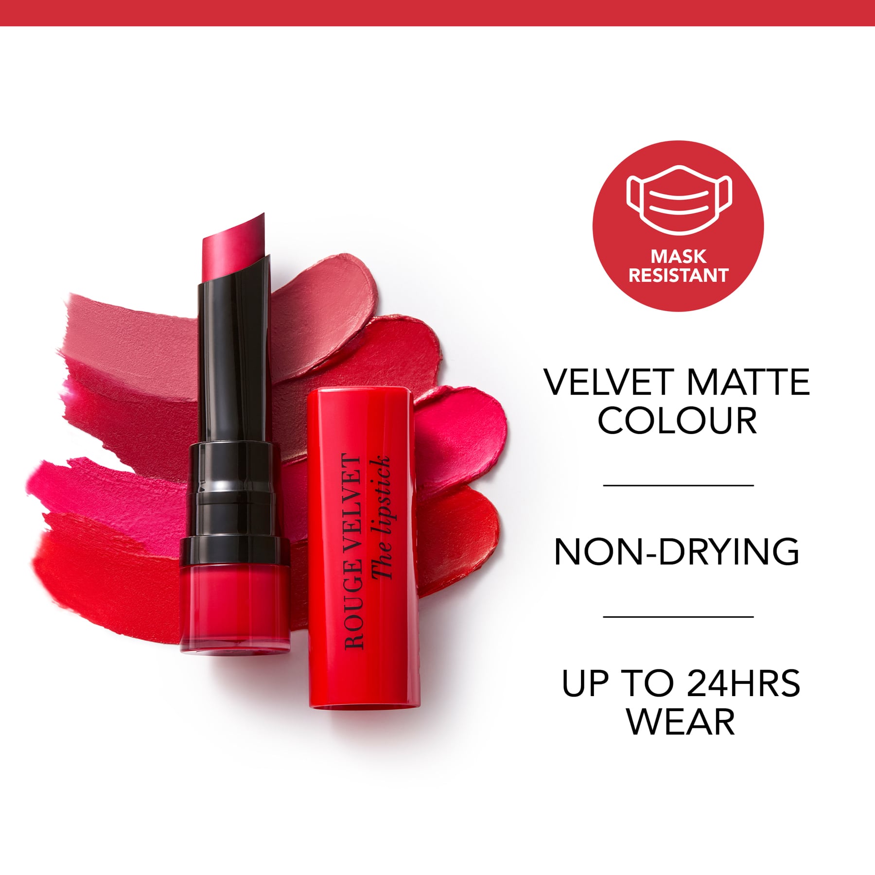 Rouge Velvet The Lipstick Matte 2.4g 02 Flaming Rose|2.4g