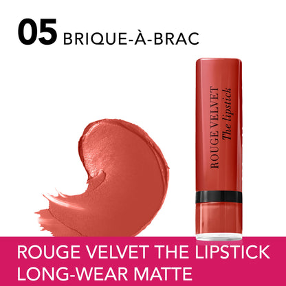 Rouge Velvet The Lipstick Matte 2.4g 05 Brique-A-Brac|2.4g