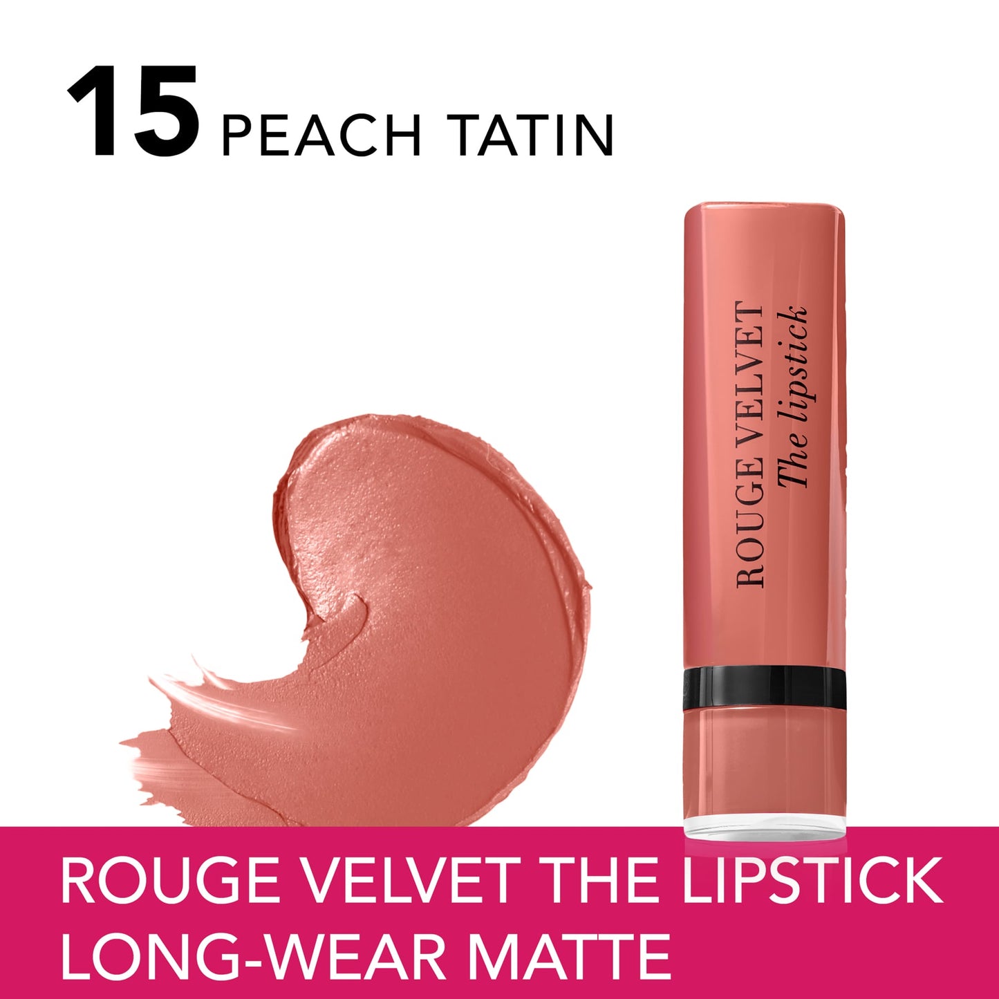 Rouge Velvet The Lipstick Matte 2.4g 15 Peach Tatin|2.4g