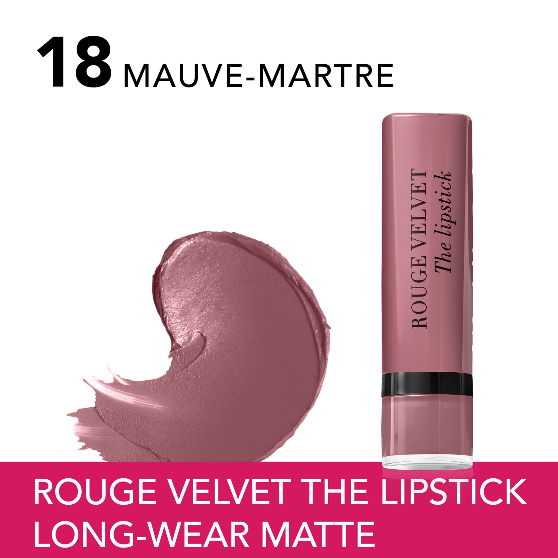 Rouge Velvet The Lipstick Matte 2.4g 18 Mauve-Martre|2.4g