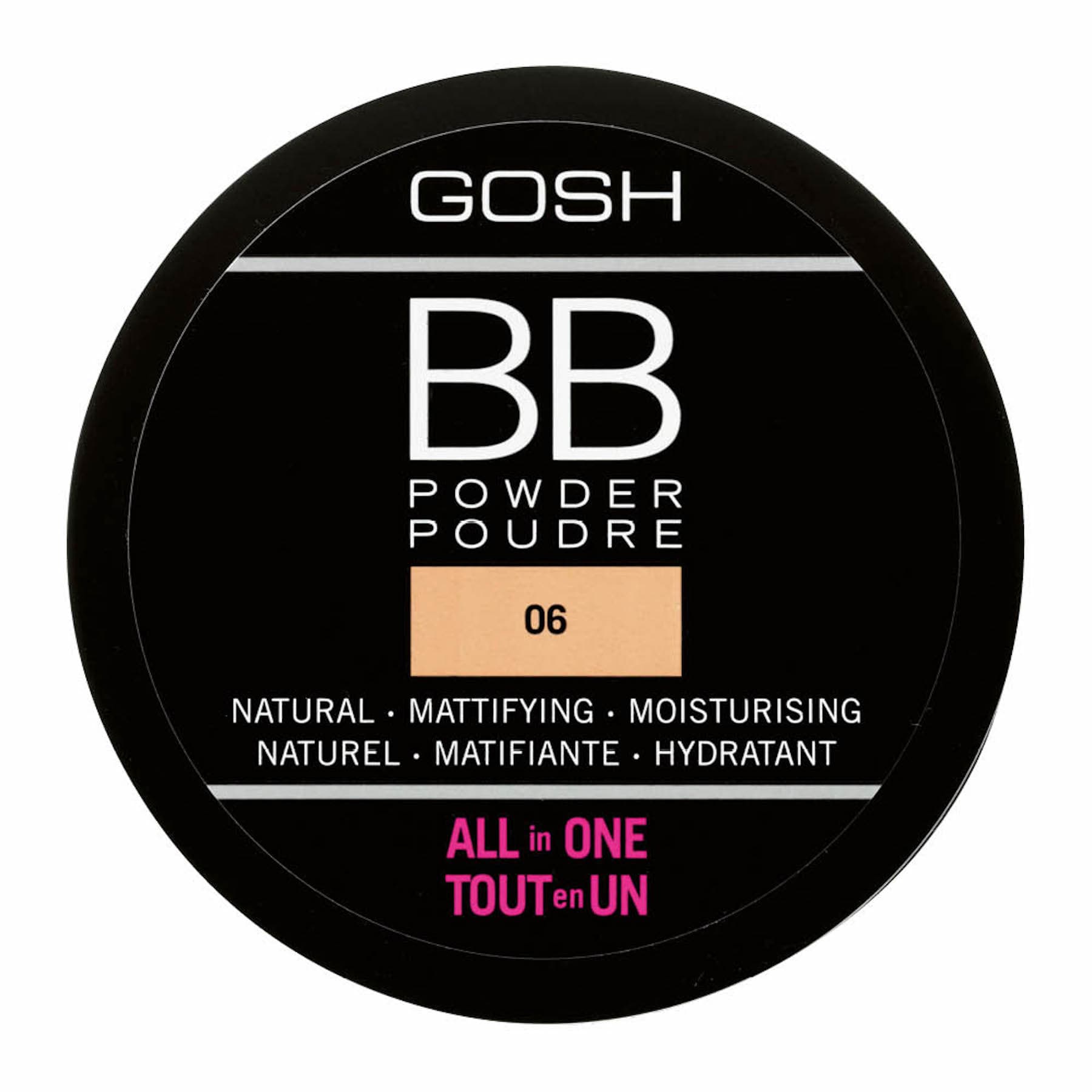 All In One BB Powder Matte Finish 6.5g 06 Warm Beige|6.5g