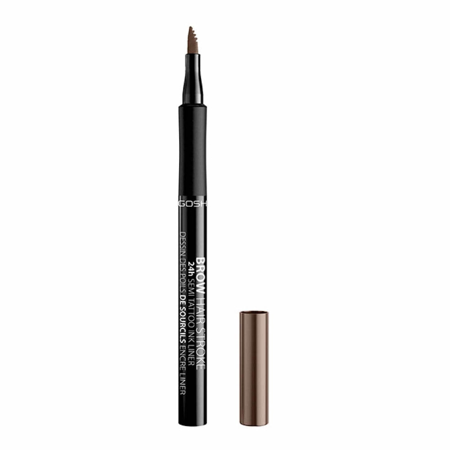 Brow Hair Stroke 24H Semi-Tattoo Ink Brow Pen Liner 1ml 002 Grey Brown|1ml