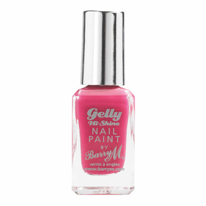 Barry M Gelly Hi Shine Nail Colour 10ml Pink Punch|10ml