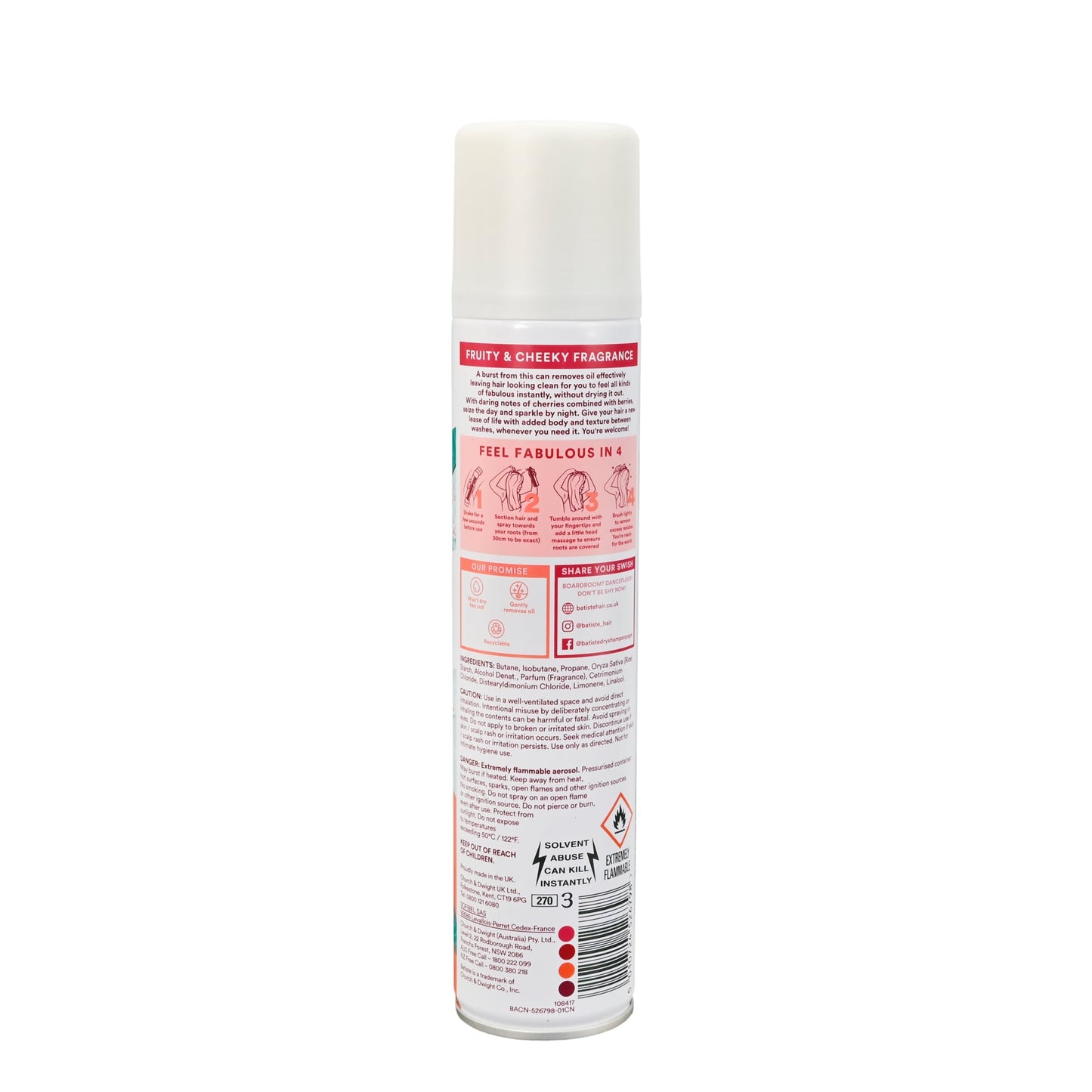 Cherry Dry Shampoo 200ml