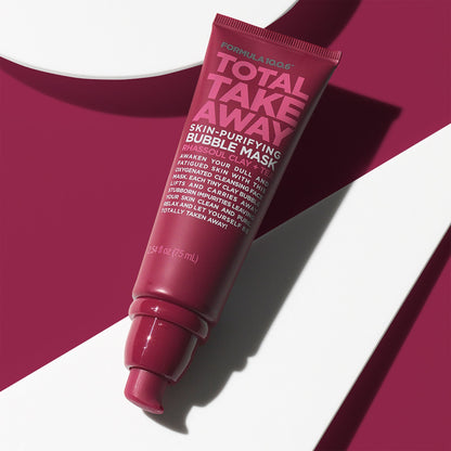 Total Take Away Skin-Purifying Bubble Clay Mask Rhassoul Clay + Tea 75ml Pink|75ml