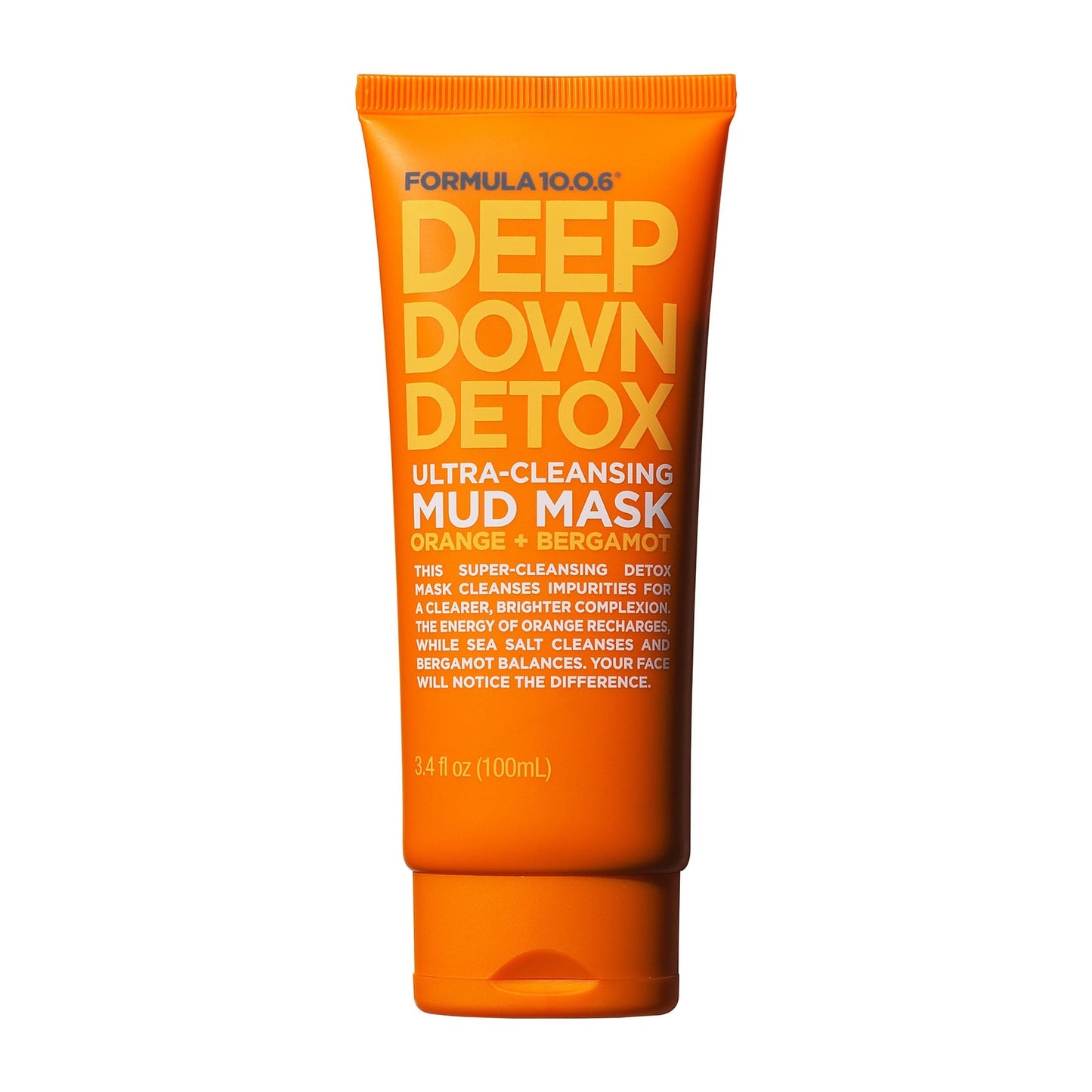 Deep Down Detox Ultra-Cleansing Mud Mask Orange + Bergamot 100ml Orange|100ml