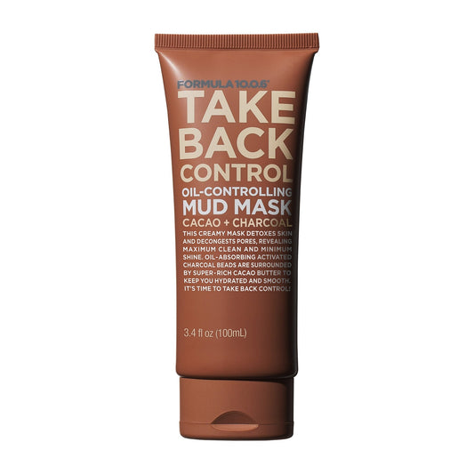 Take Back Control Oil-Controlling Mud Mask Cacao + Charcoal 100ml Brown|100ml