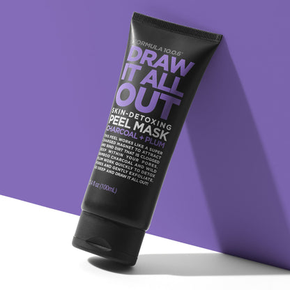 Draw It All Out Skin-Detoxing Peel-Off Mask Charcoal + Plum 100ml Black|100ml