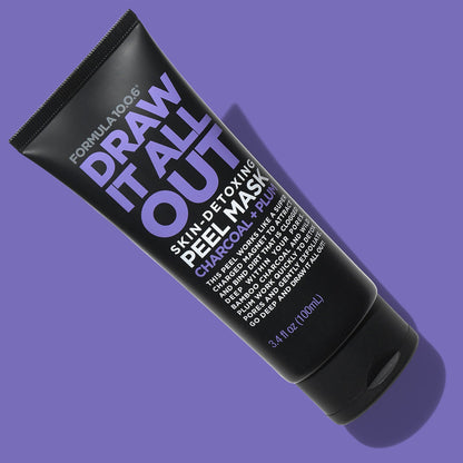 Draw It All Out Skin-Detoxing Peel-Off Mask Charcoal + Plum 100ml Black|100ml