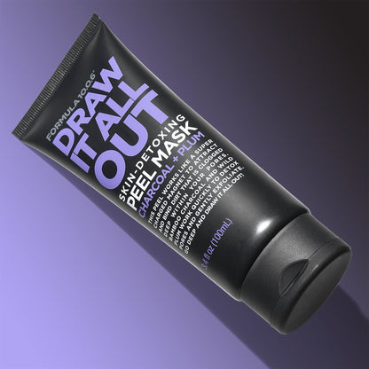 Draw It All Out Skin-Detoxing Peel-Off Mask Charcoal + Plum 100ml Black|100ml