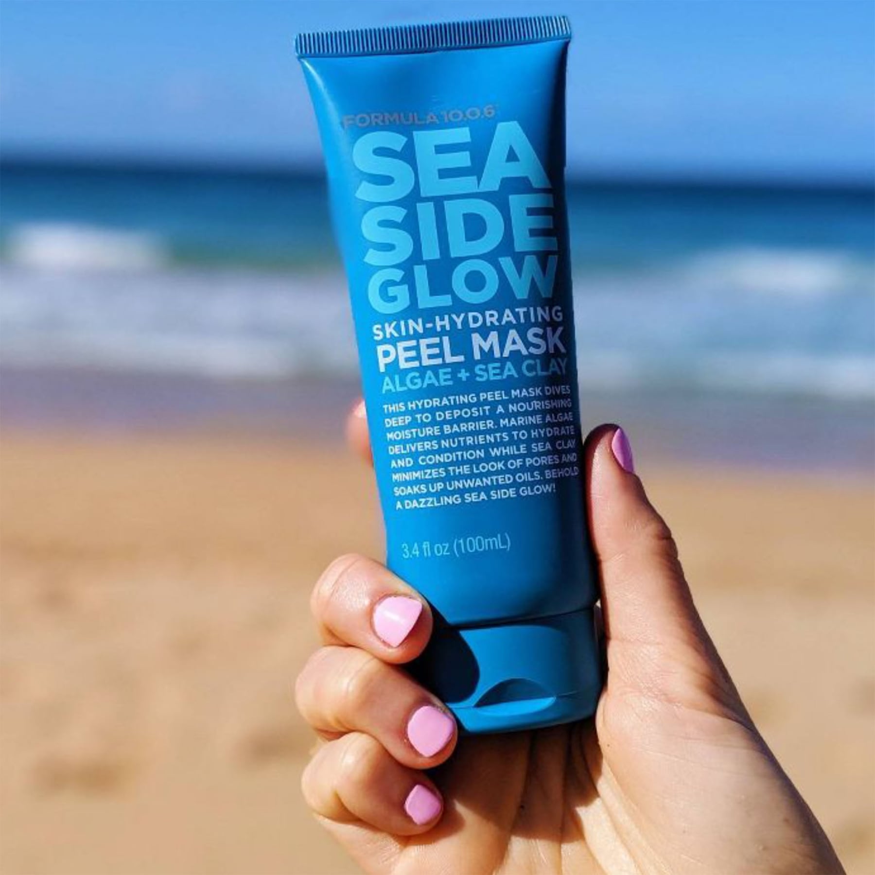 Sea Side Glow Skin-Hydrating Peel-Off Mask Algae + Sea Clay 100ml Blue|100ml