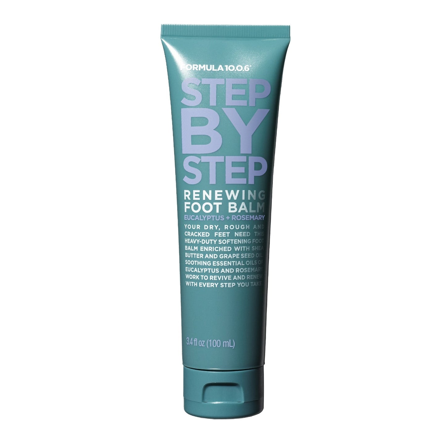 Step By Step Renewing Foot Balm Cream Eucalyptus + Rosemary 100ml Green |100ml