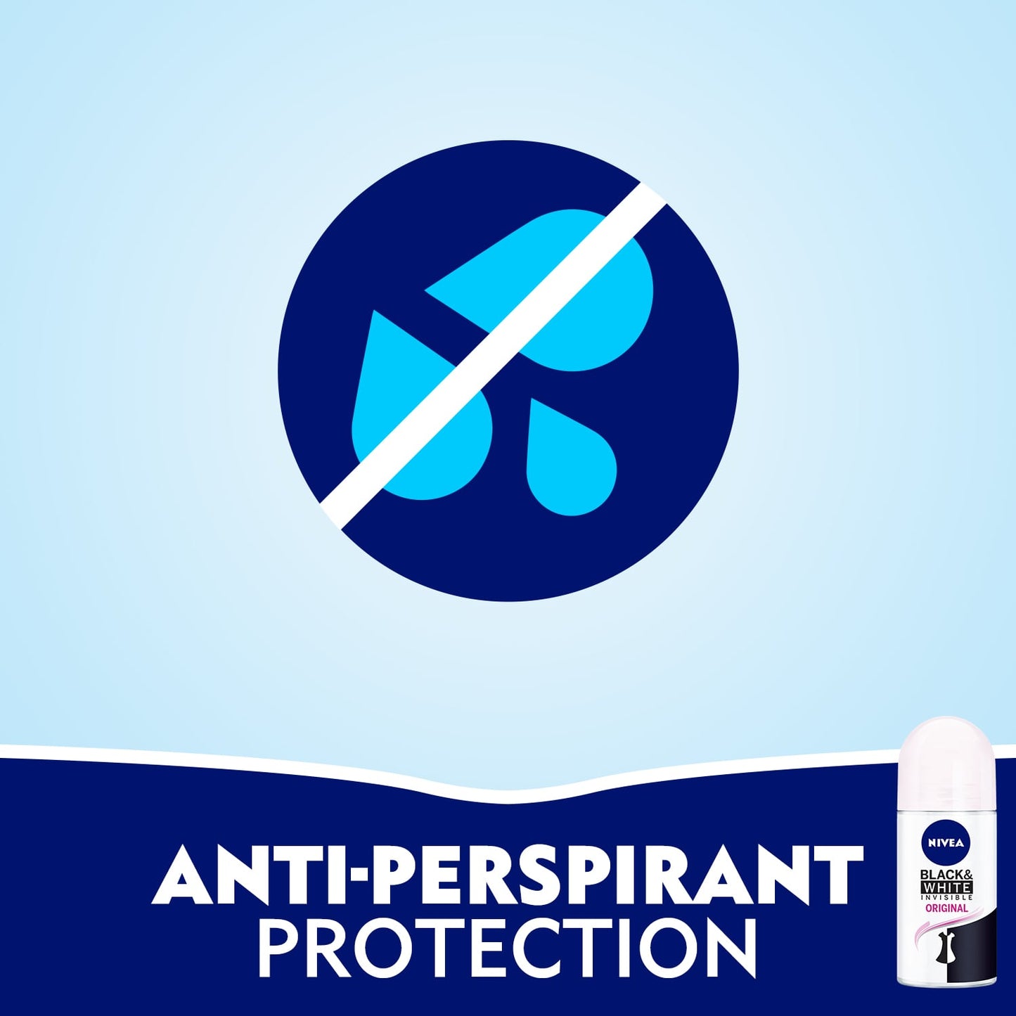 Anti-Perspirant Roll-On Black & White Invisible Original 50ml