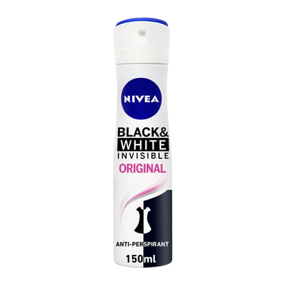 Anti-Perspirant Deodorant Spray Black & White Invisible Original 150ml