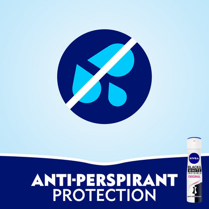 Anti-Perspirant Deodorant Spray Black & White Invisible Original 150ml