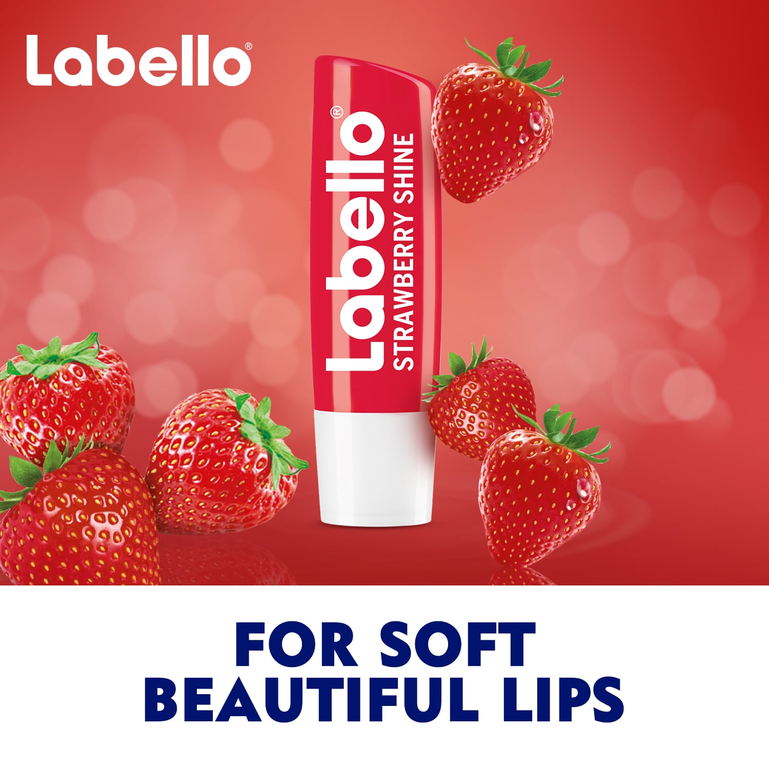 Lip Balm Caring 4.8g Strawberry Shine