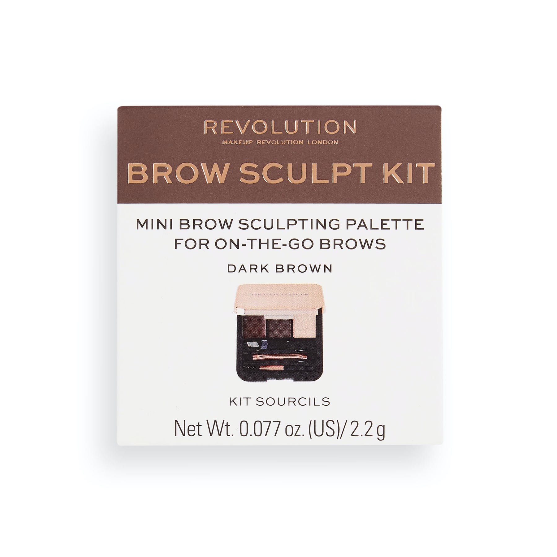 Brow Sculpt Kit Brow Powder 2.2g Dark Brown|2.2g