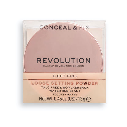 Conceal & Fix Setting Powder Luminous Finish 13g Light Pink|13g