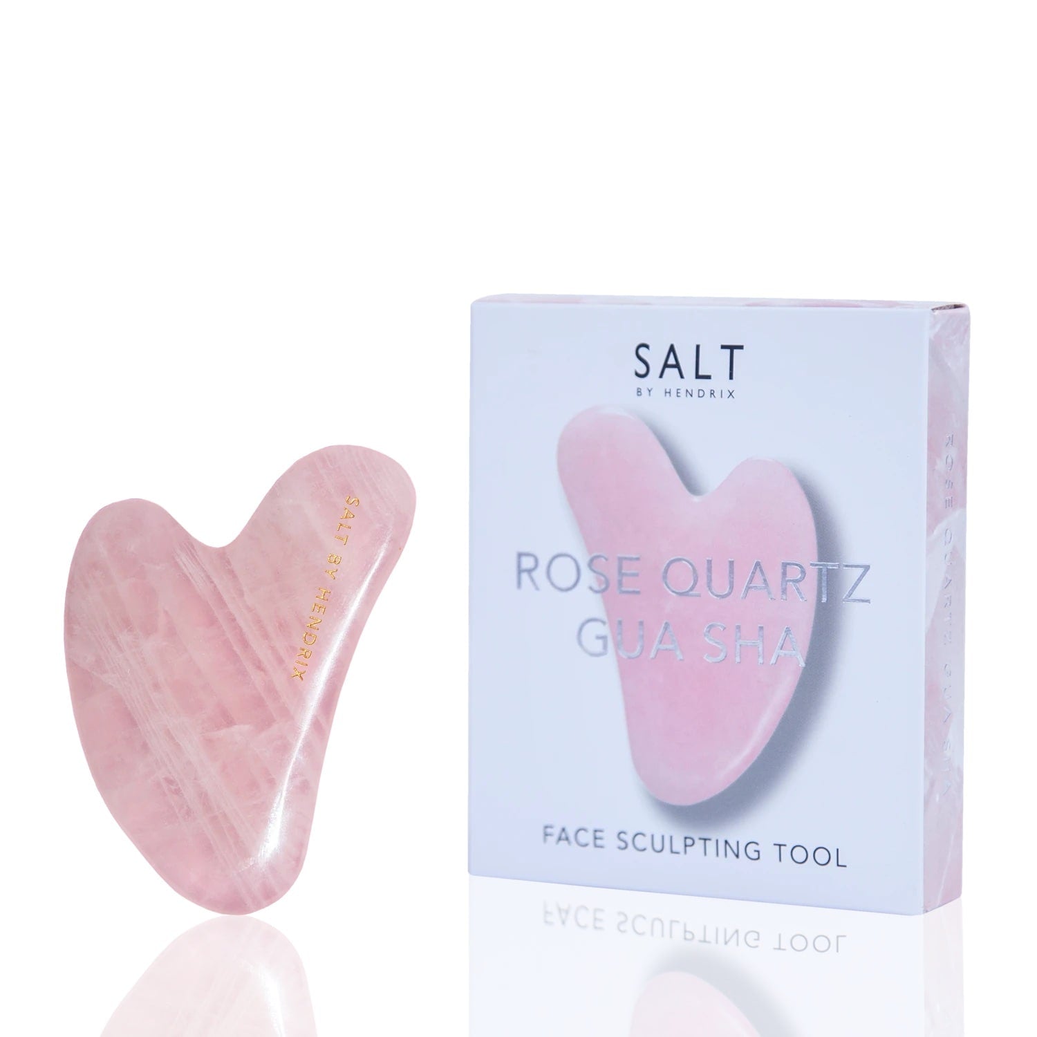 Rising Sun Gua Sha Face Sculpting Tool Rose Quartz 1pc