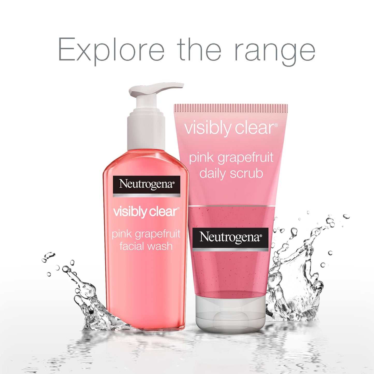 Visibly Clear Face Wash Pink Grapefruit 200ml Pink|200ml