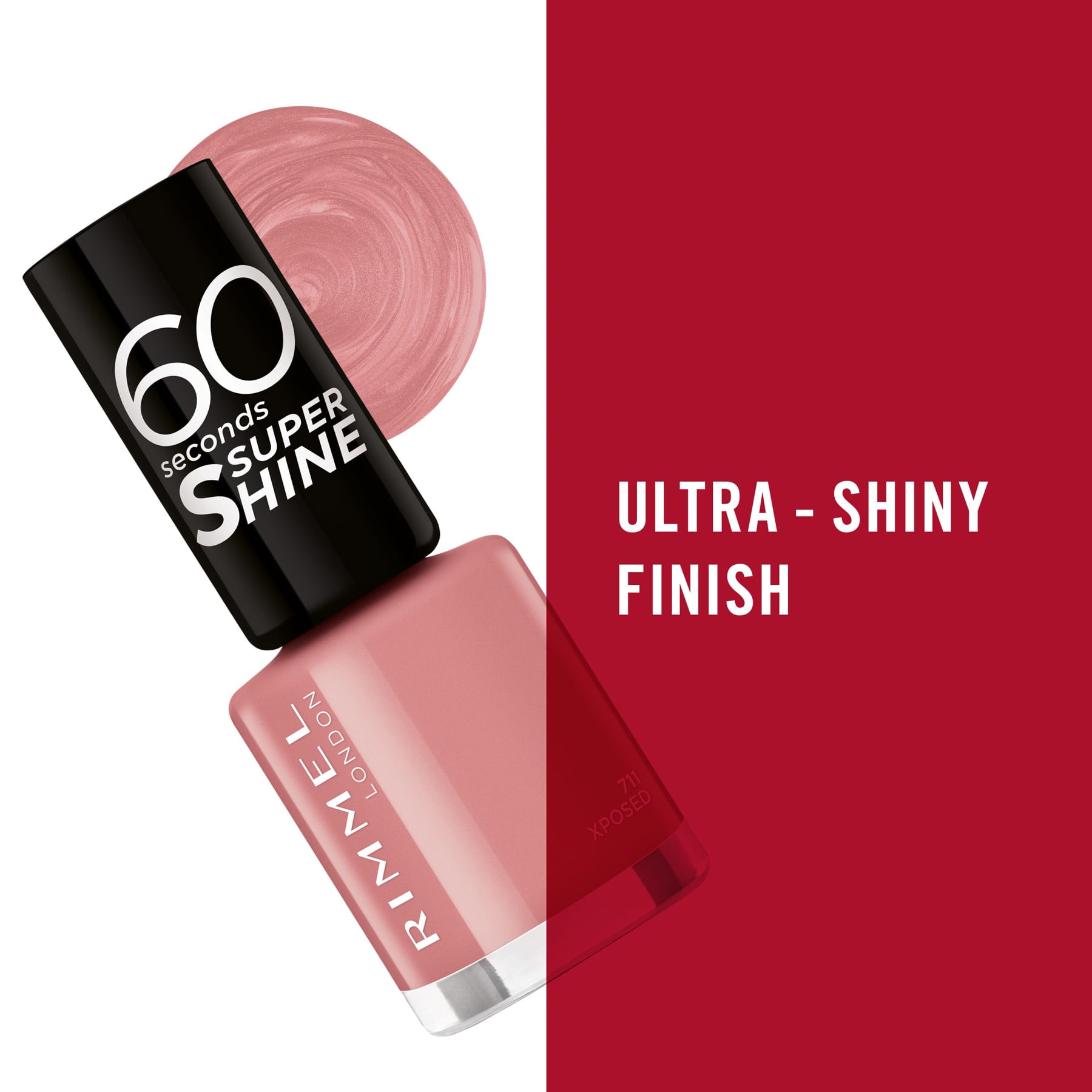 60 Seconds Super Shine Nail Polish 8ml 711 Xposed|8ml