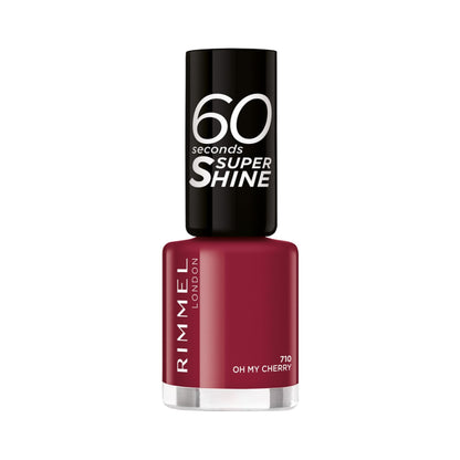 60 Seconds Super Shine Nail Polish 8ml 710 Oh My Cherry|8ml