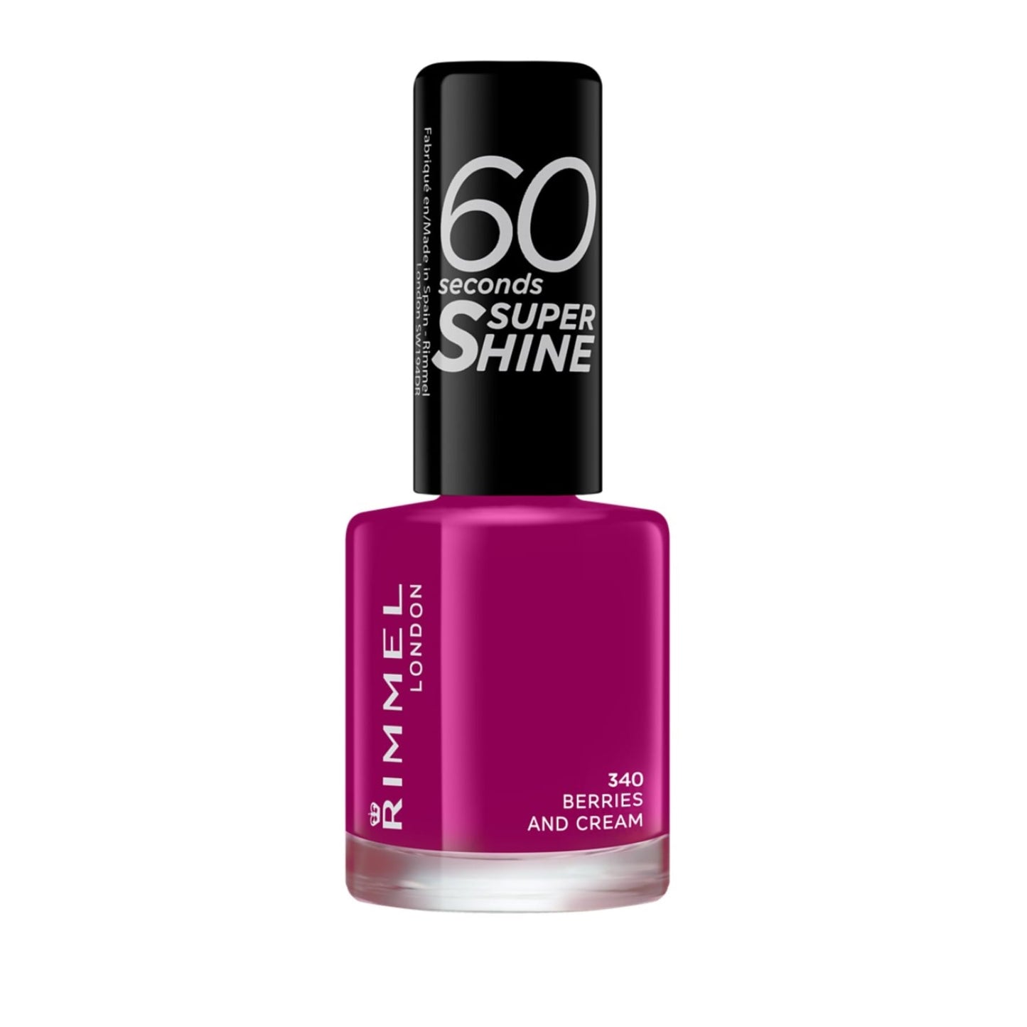 60 Seconds Super Shine Nail Polish 8ml 340 Berries And Cream|8ml