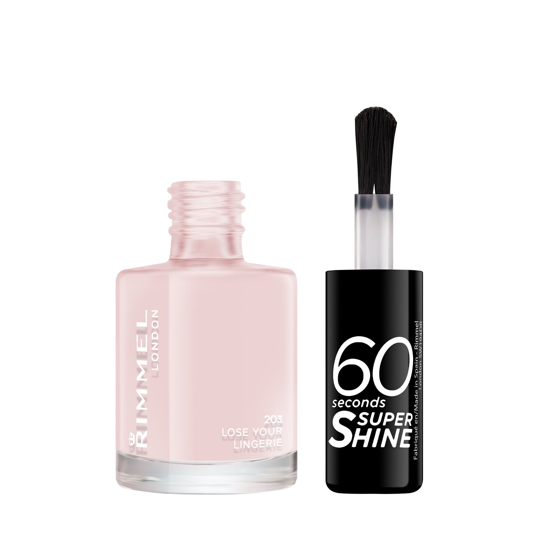 60 Seconds Super Shine Nail Polish 8ml 203 Lose Your Lingerie|8ml