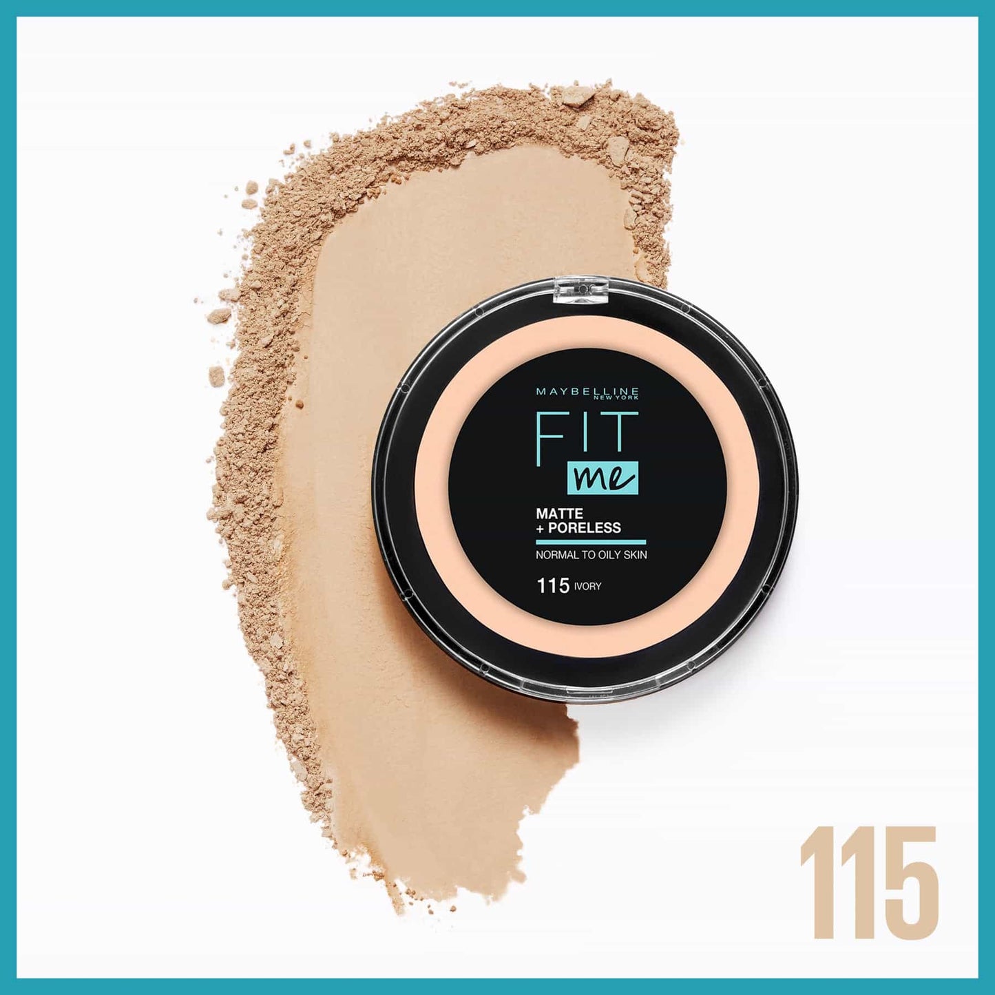 Fit Me Matte + Poreless Powder Matte Finish 12g 115 Ivory|12g