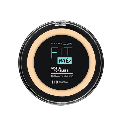 Fit Me Matte + Poreless Powder Matte Finish 12g 110 Porcelain|12g