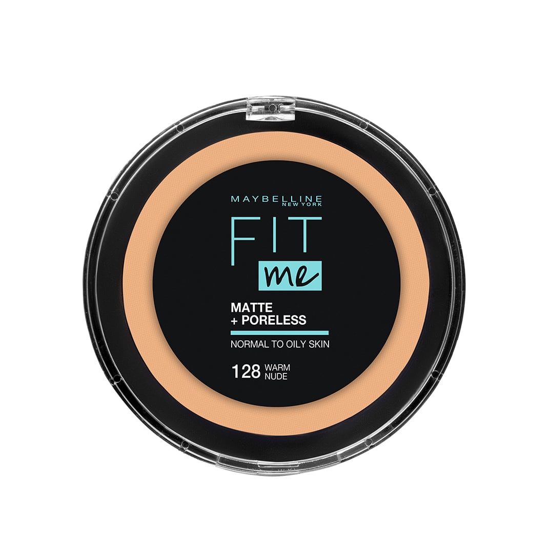 Fit Me Matte + Poreless Powder Matte Finish 12g 128 Warm Nude|12g