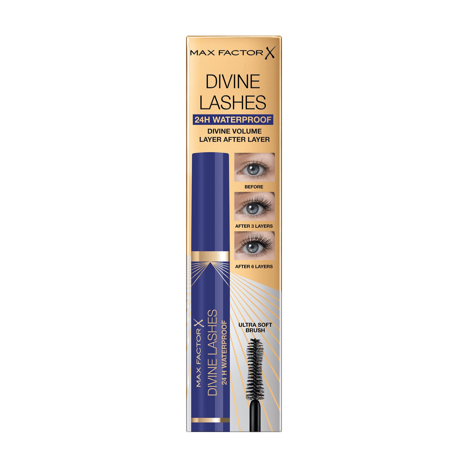 Divine Lashes Mascara 24H Waterproof Mascara 9ml Black|9ml