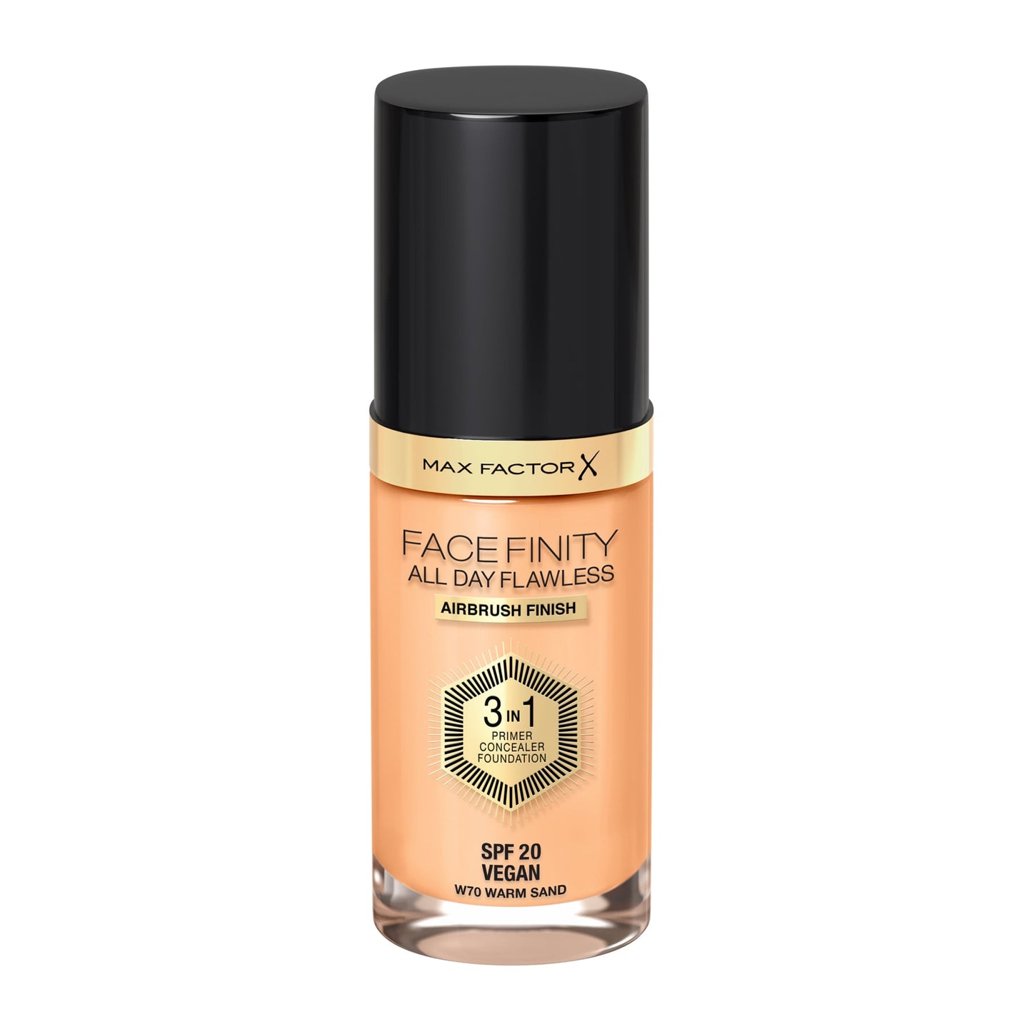 Facefinity All Day Flawless 3 In 1 Foundation Matte Finish 30ml 70 Warm Sand|30ml