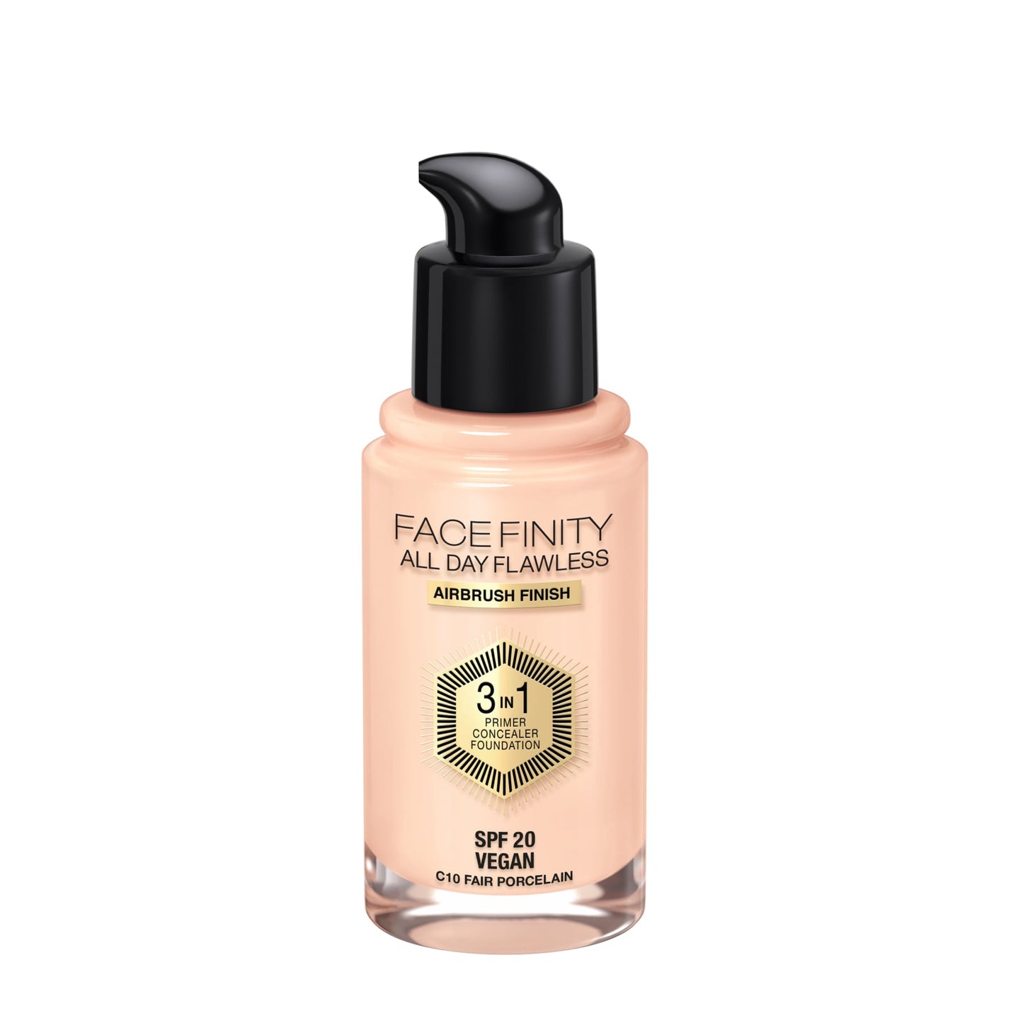 Facefinity All Day Flawless 3 In 1 Foundation Matte Finish 30ml 10 Fair Porcelain|30ml