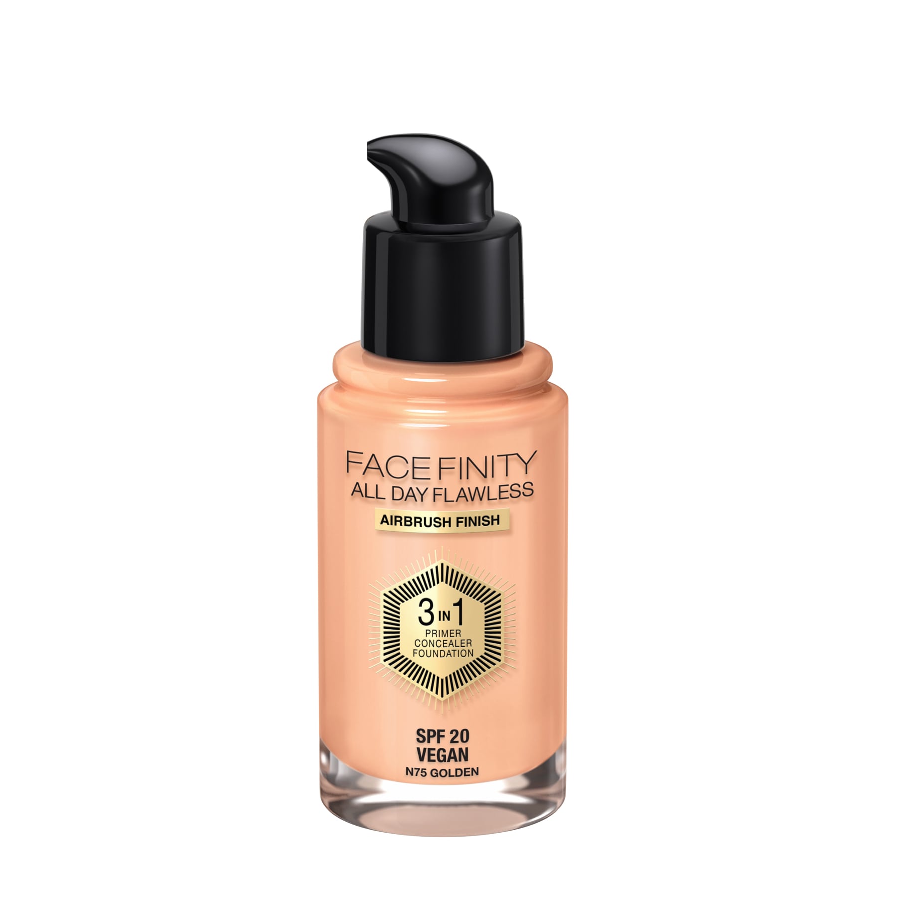 Facefinity All Day Flawless 3 In 1 Foundation Matte Finish 30ml 75 Golden|30ml