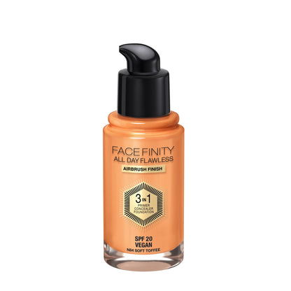 Facefinity All Day Flawless 3 In 1 Foundation Matte Finish 30ml 84 Soft Toffee|30ml