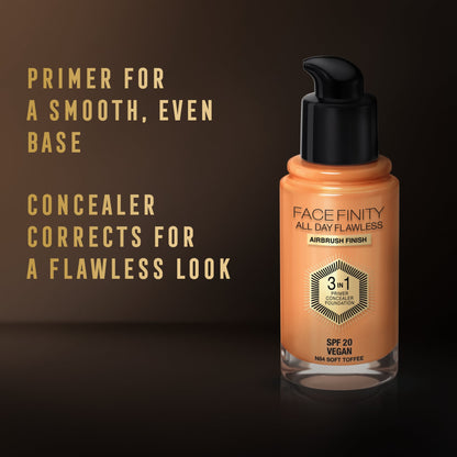 Facefinity All Day Flawless 3 In 1 Foundation Matte Finish 30ml 84 Soft Toffee|30ml