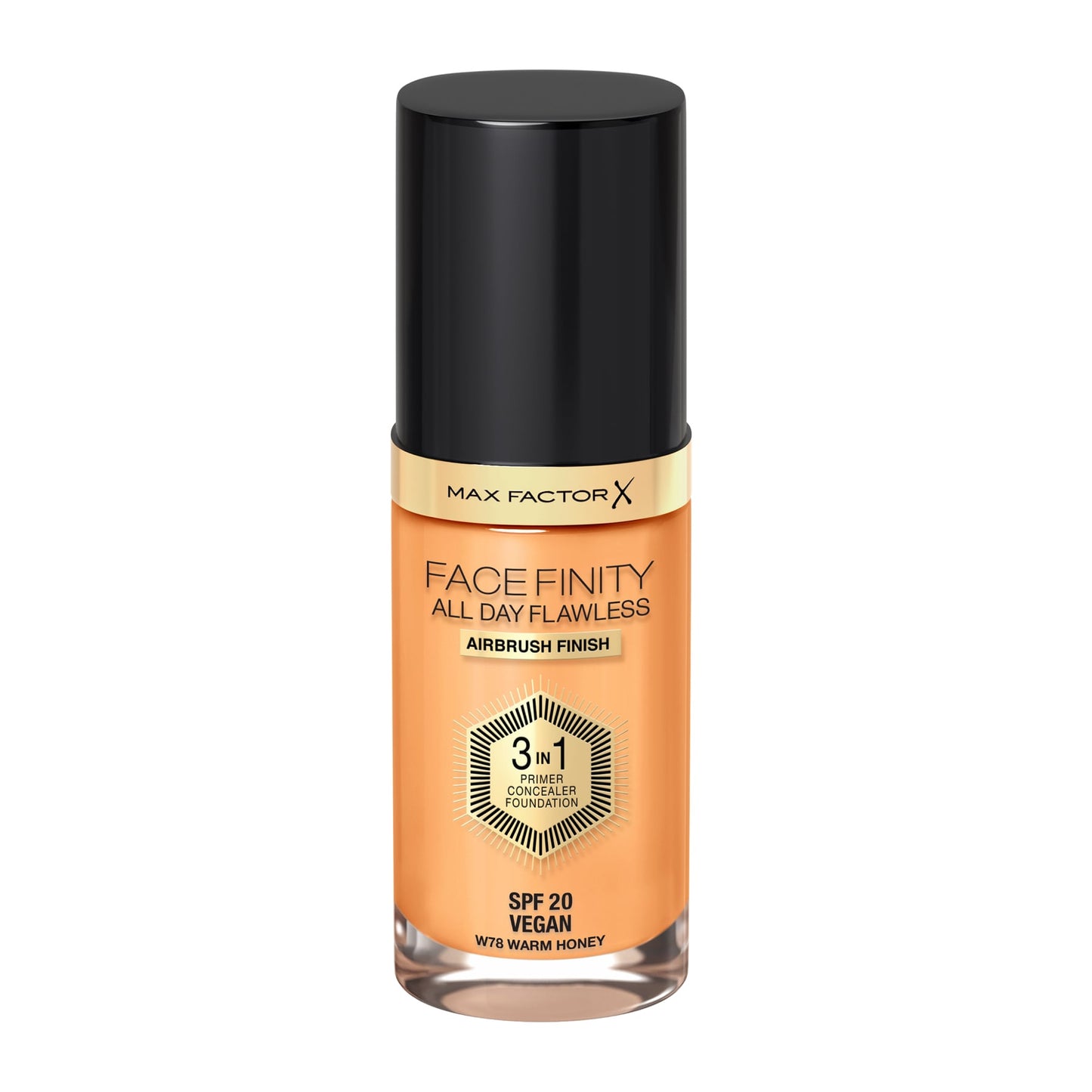 Facefinity All Day Flawless 3 In 1 Foundation Matte Finish 30ml 78 Warm Honey|30ml