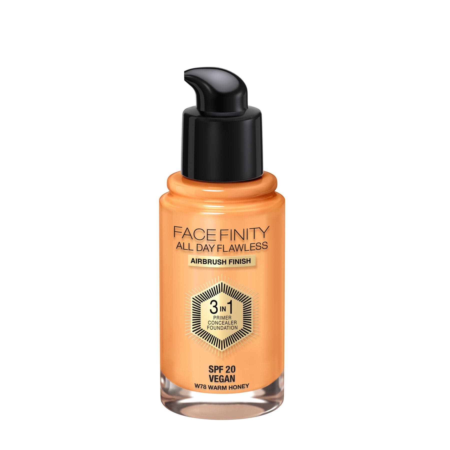 Facefinity All Day Flawless 3 In 1 Foundation Matte Finish 30ml 78 Warm Honey|30ml