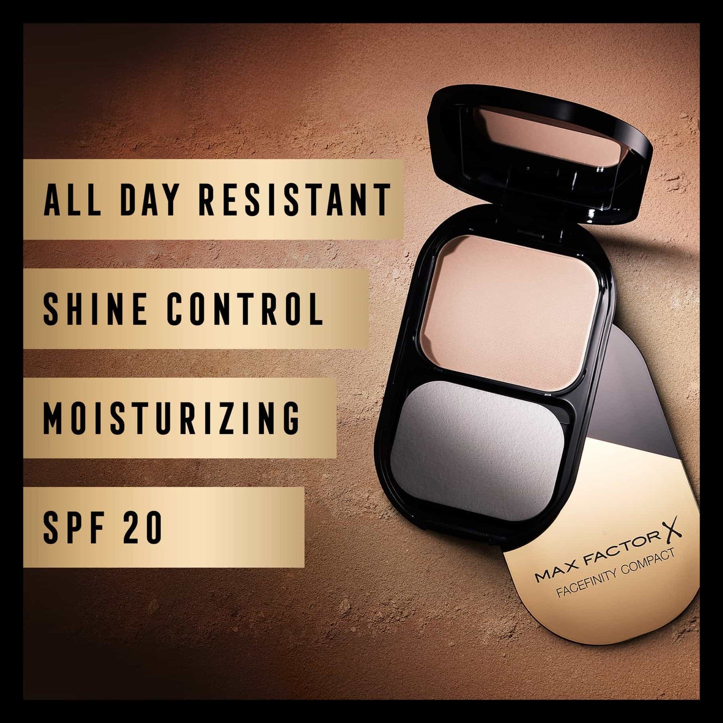 Facefinity Compact Foundation Full Coverage 10g 01 Porcelain|10g