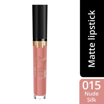 Lipfinity Velvet Matte Liquid Lipstick 3.5ml 015 Nude Silk|3.5ml