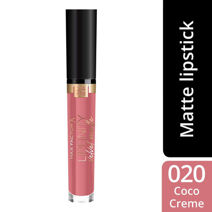 Lipfinity Velvet Matte Liquid Lipstick 3.5ml 020 Coco Creme|3.5ml