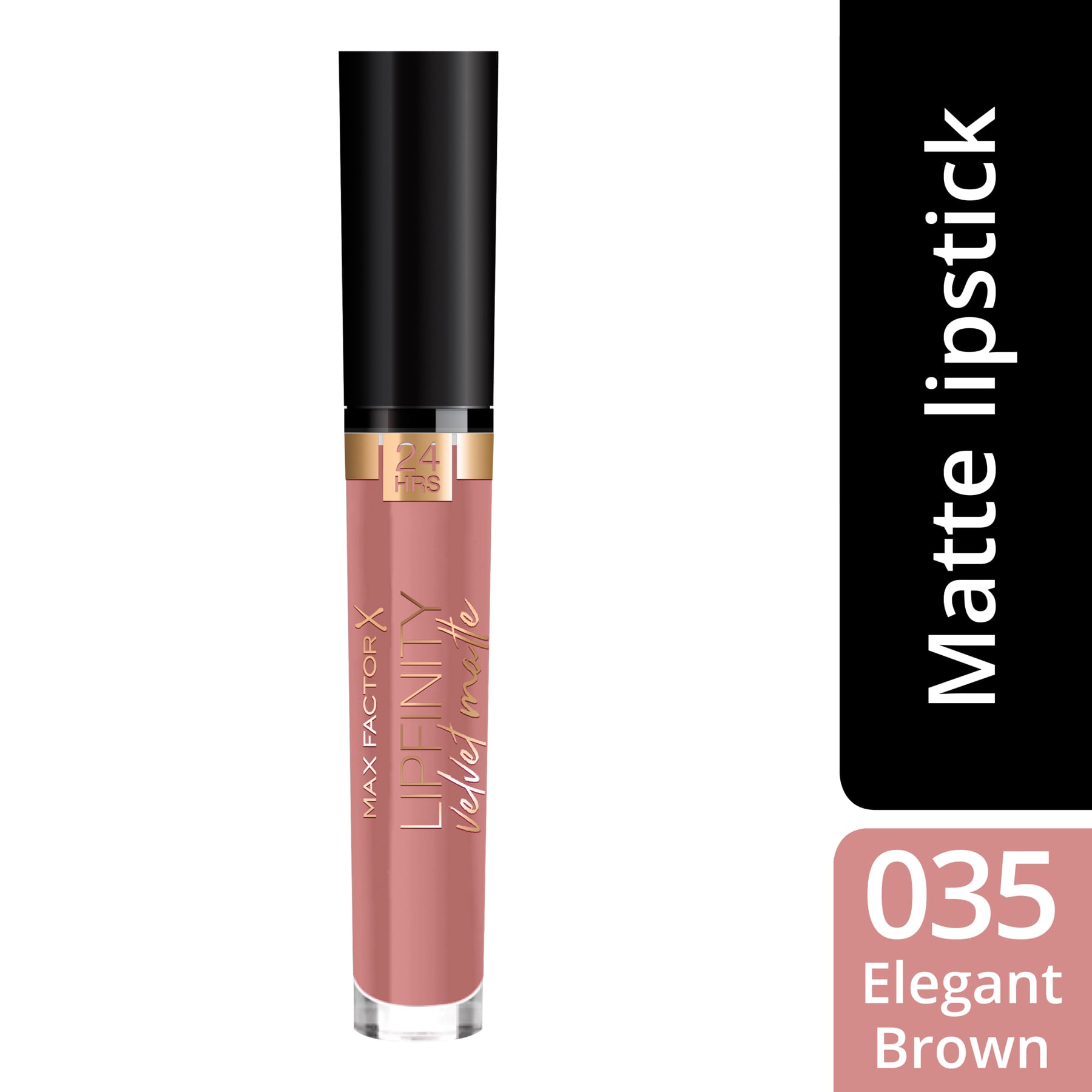 Lipfinity Velvet Matte Liquid Lipstick 3.5ml 035 Elegant Brown|3.5ml