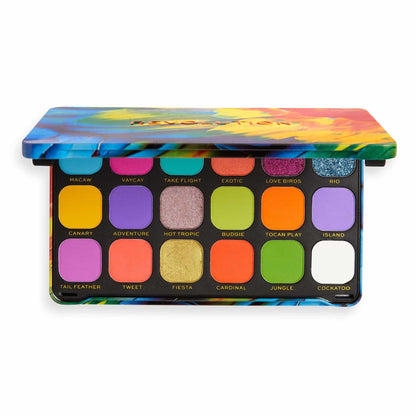 Forever Flawless Eyeshadow Palette - 18 shades Bird of Paradise|18 shades