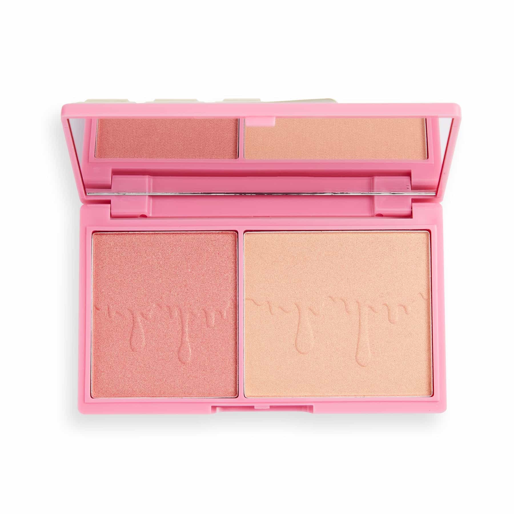 I Heart Revolution Rosé Fizz Glow Highlighter Palette Rose Fizz Glow